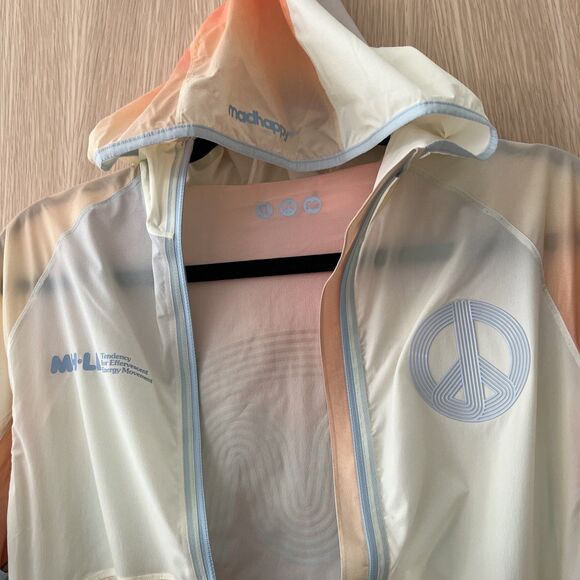 $178 LULULEMON x MADHAPPY Packable Run Jacket Size 2 Lightweight Front Zip Hood - Picture 9 of 15